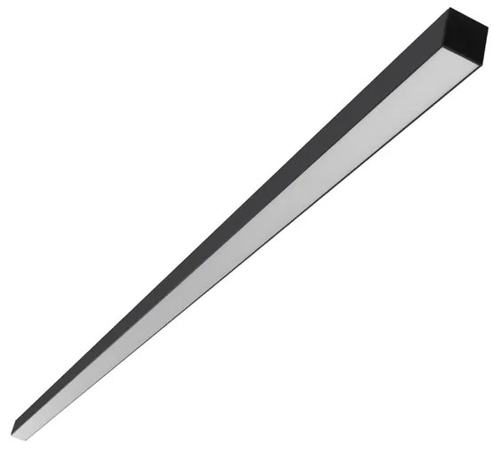 Perfil De Sobrepor Preto Para Fita Led 2m 120 Way