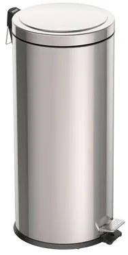 Lixeira Inox com Pedal Tramontina Brasil 30 Litros