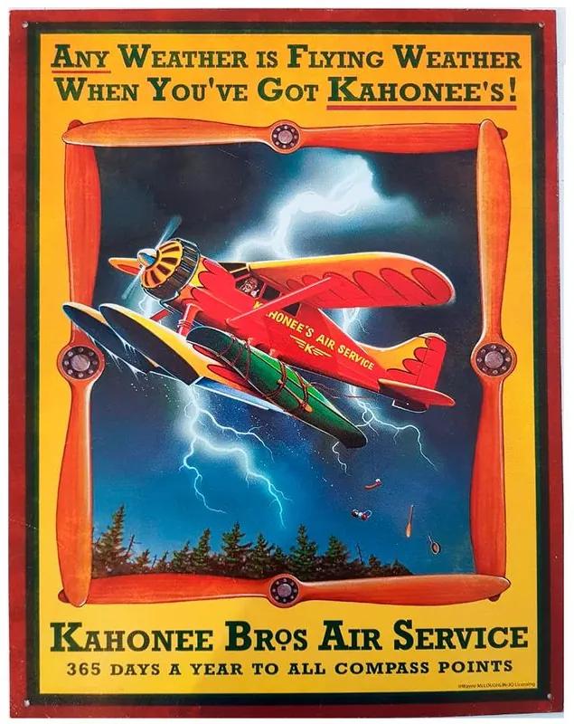 Placa De Metal Kahonne Air Service