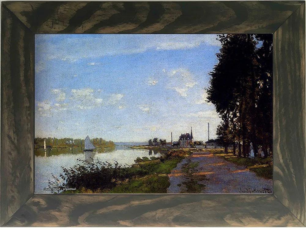 Quadro Decorativo A4 Argenteuil 1 - Claude Monet Cosi Dimora