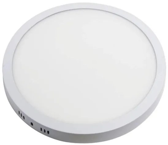 Plafon Led Sobrepor Redondo Branco 48W Yamamura - LED BRANCO QUENTE (3000K)