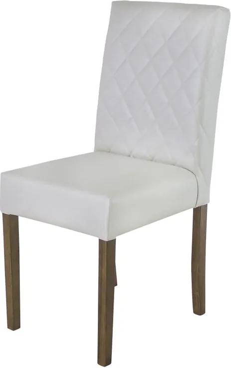 Cadeira de Jantar Estofada Beliz Capuccino Fosco - Wood Prime PTE 33431