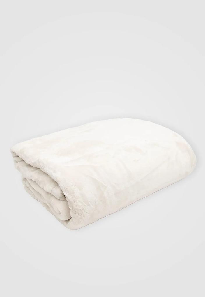 Cobertor Solteiro Kacyumara Blanket 600 Off White