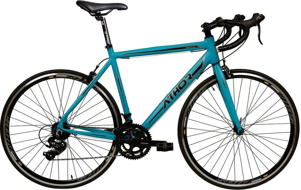 Bicicleta Top Aro 700 Speed Tm 54 Azul Athor Bike