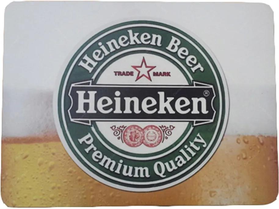 Jogo Americano Heineken Chopp em MDF - 30x40 cm
