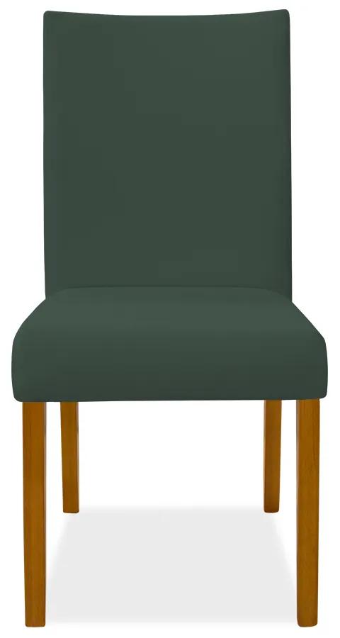 Cadeira de Jantar Milan Veludo Verde Bandeira