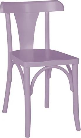 Cadeira Modri em Madeira Maciça - Lilás