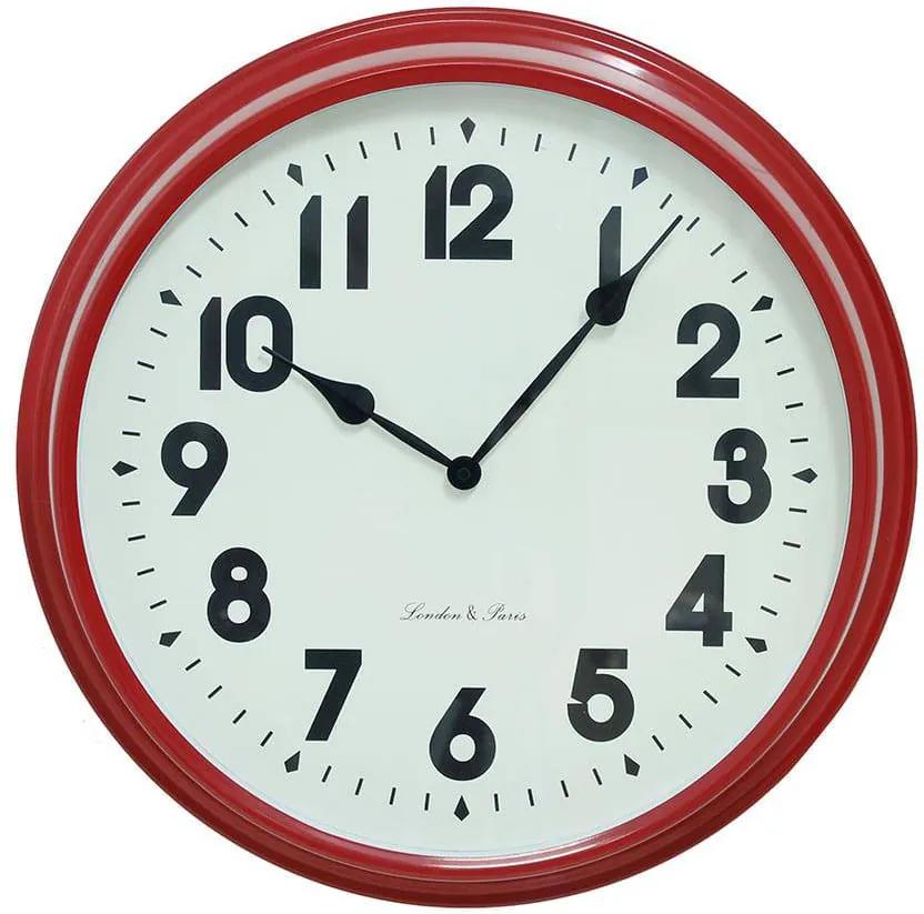 Relógio de Parede Sue Red Oldway - 52x9 cm