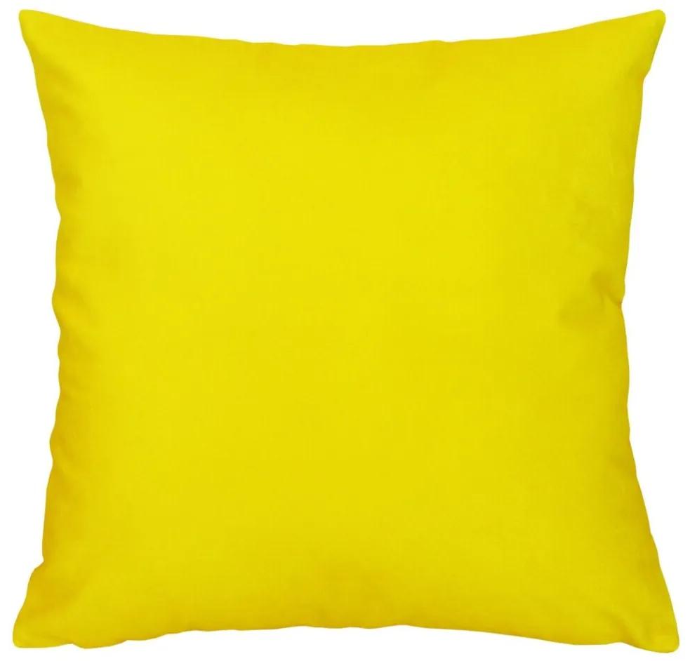Capa de Almofada Amarelo Suprema 44x44
