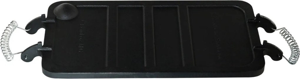 Chapa Bifeteira de Ferro Fundido 52x24cm 2 alças FS-13.1