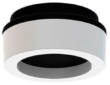 Plafon Led Sobrepor Aluminio 4W 3000K Aura - PRETO