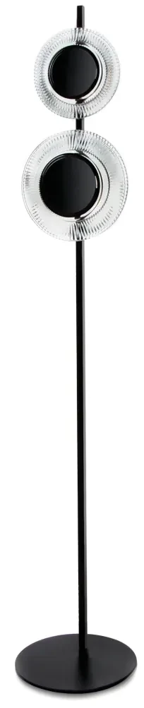 Luminária De Chão Sunflower Vertical Ø26,5X24X143Cm 02Xled 5,5W 2700K... (BRANCO / COBRE BRILHO, 220v)
