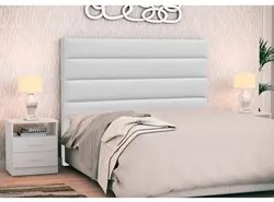 Cabeceira Cama Box Casal Queen 160cm Greta Corano Branco e 2 Mesas de