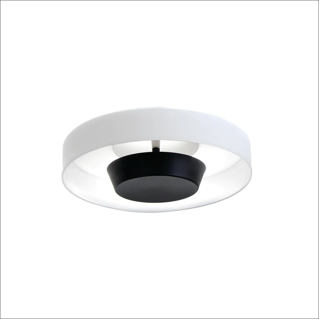 Arandela Bol Ø32X09Cm Rebatedor Em Vidro E Metal Alumínio 01Xled 9W 27... (CAFÉ, AMBAR)