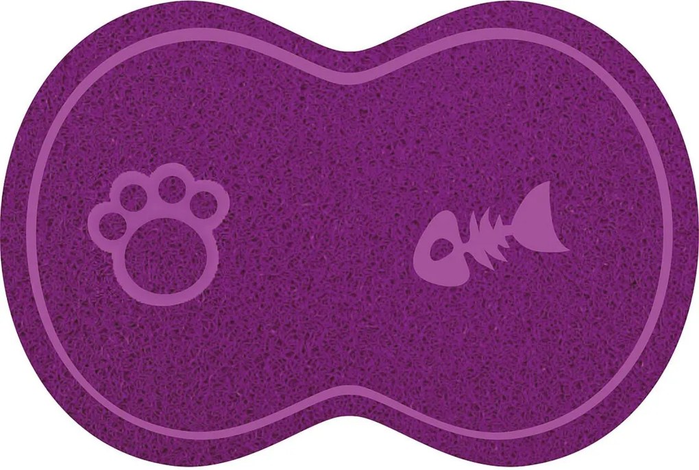 Tapete Vinil Pet Cat 40cm X 60cm Roxo