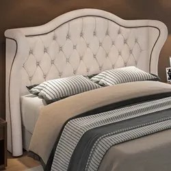 Cabeceira Cama Box Casal Queen 160cm Antibes P02 Linho Bege Cru - Mpoz