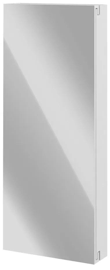 Sapateira Decorativa Suspensa Pann com Porta de Corre e Espelho Branca G42 - Gran Belo