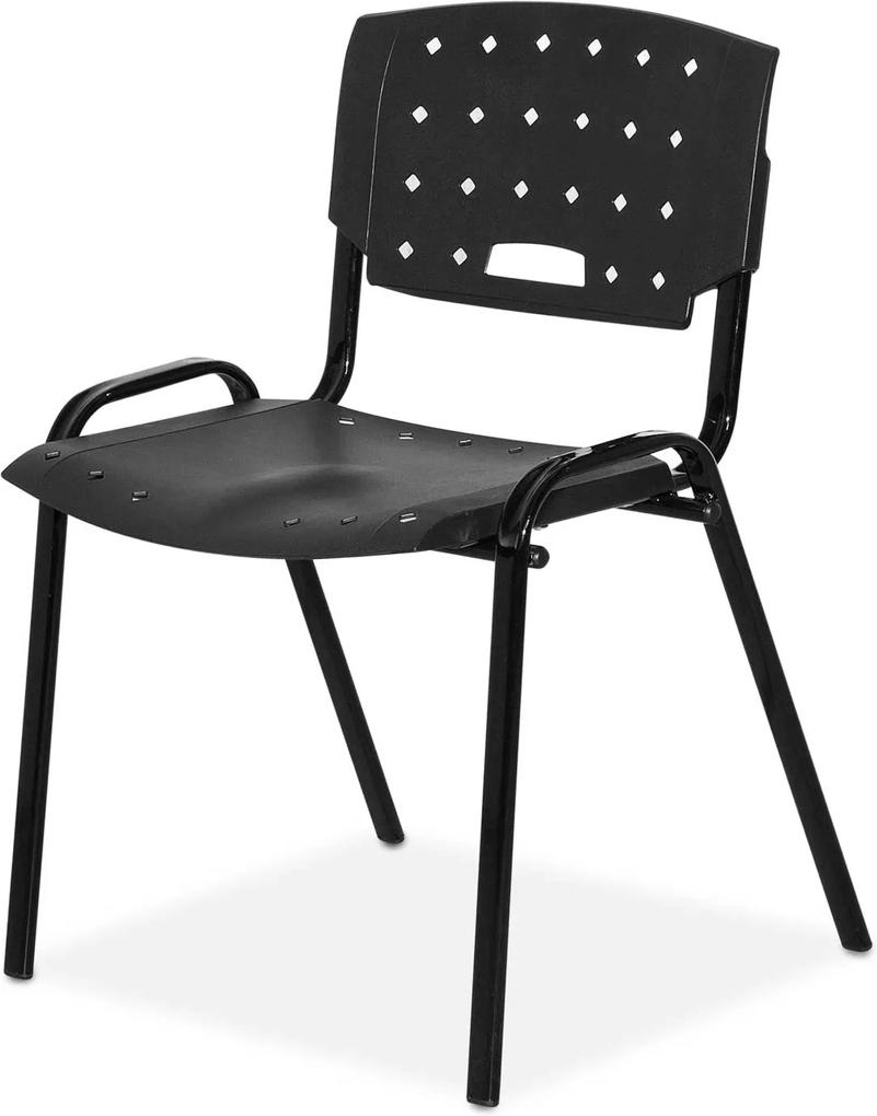 Cadeira Plastica Fit Preto Giobel