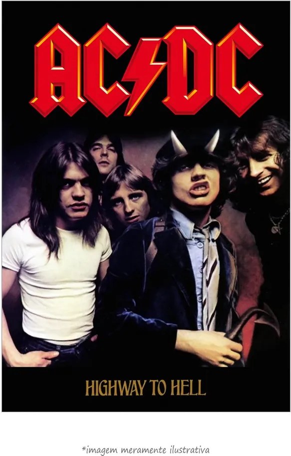 Poster Ac/dc - Highway To Hell (20x30cm, Apenas Impressão)