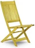 Cadeira Dobrável sem Braços Acqualung Stain Amarelo - Mão & Formão