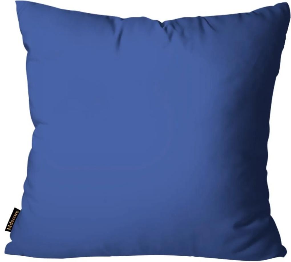 Capa para Almofada Premium Cetim Mdecore Lisa Azul 45x45cm