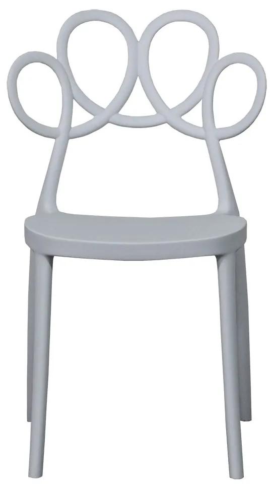 Cadeira Decorativa para Cozinha Laço Branco - Gran Belo