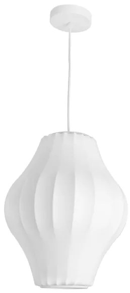 Pendente Tecido Metal Branco 40x32cm Balloon