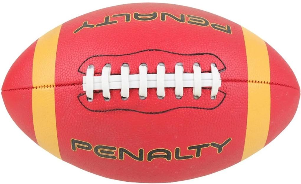 Bola Futebol Americano Penalty VIII Vermelho Amarelo