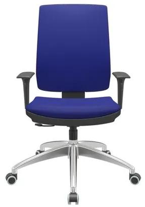 Cadeira Office Brizza Soft Aero Azul RelaxPlax Base Aluminio 120cm - 63918 Sun House