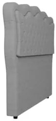Cabeceira Casal Cama Box 140cm Oregon Z04 Linho Cinza - Mpozenato