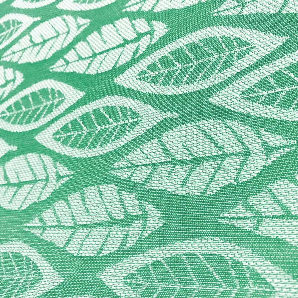 Tecido Jacquard Folhas Verde A14 20 Metros - D'Rossi