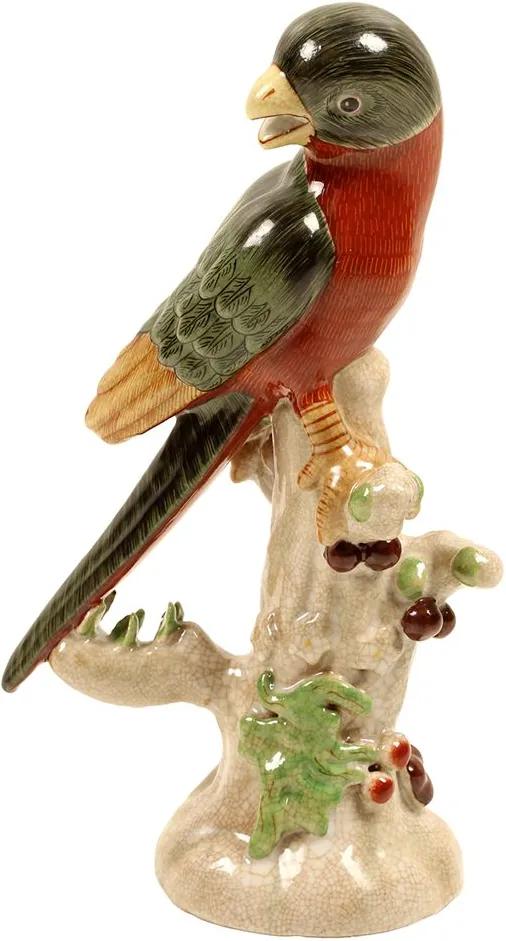 Escultura Decorativa de Porcelana Pássaro Ningaloo
