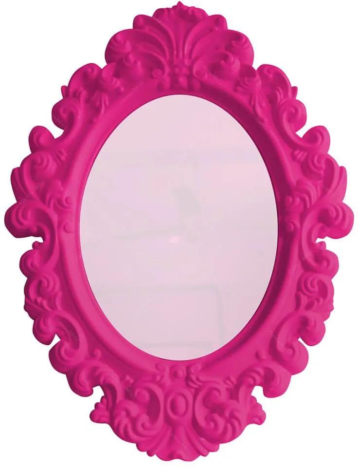 Espelho Oval Big Princess Pink - Urban - 68x50 cm