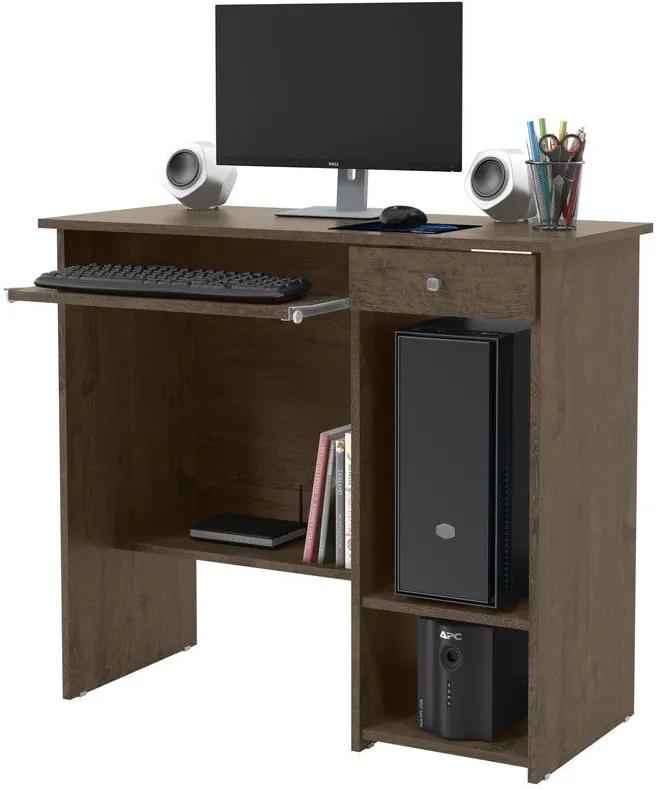 Mesa para Computador Marina New Imbuia - Patrimar Móveis