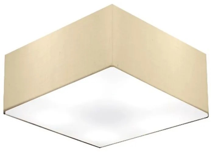 Plafon Quadrado Vivare Md-3053 Cúpula em Tecido 21/60x60cm - Bivolt