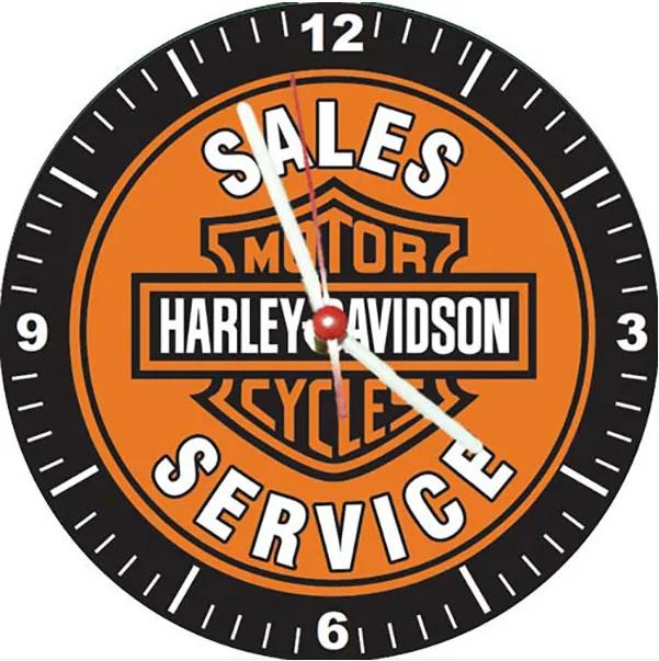 Relógio Decorativo Harley Davidson Sales Service
