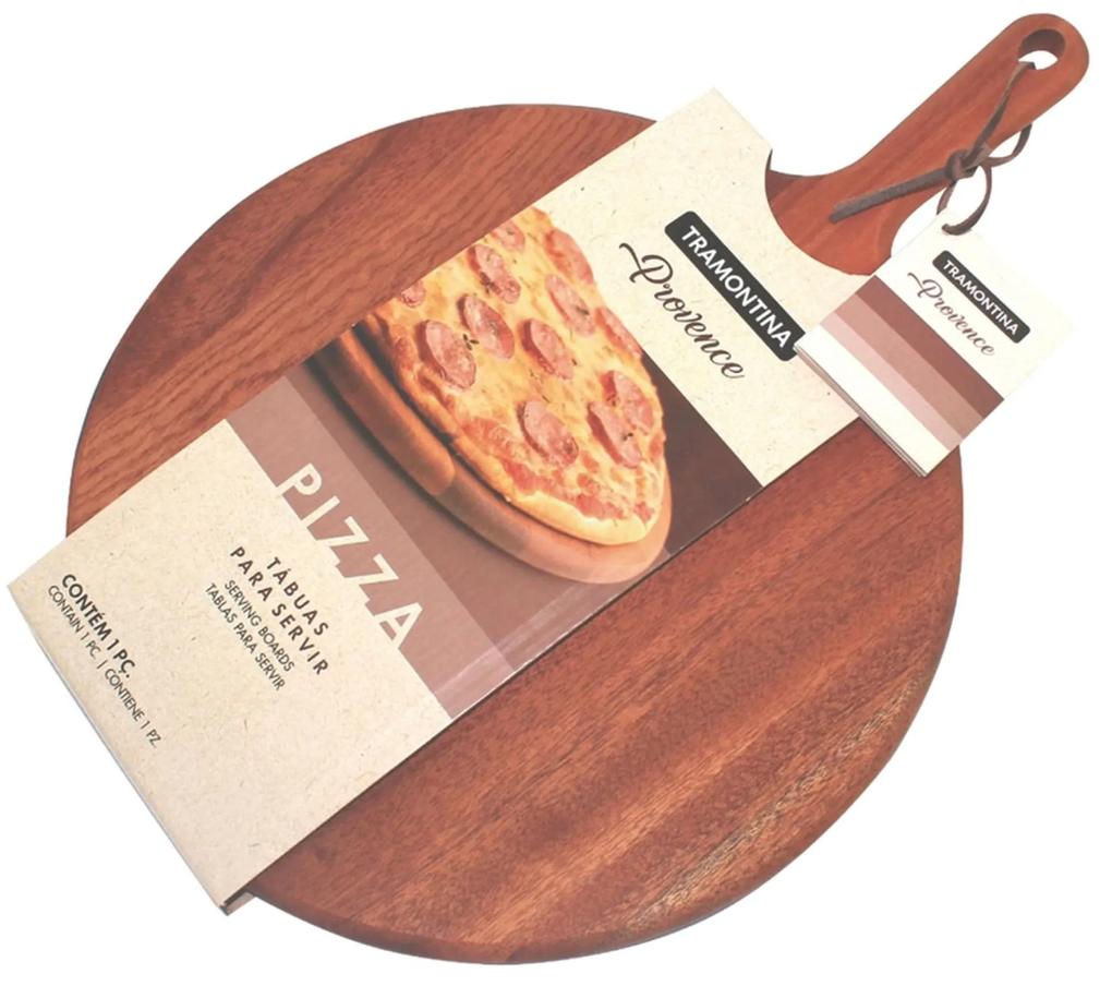 Tábua para Pizza Tramontina Provence em Mogno Africano 42 cm -  Tramontina