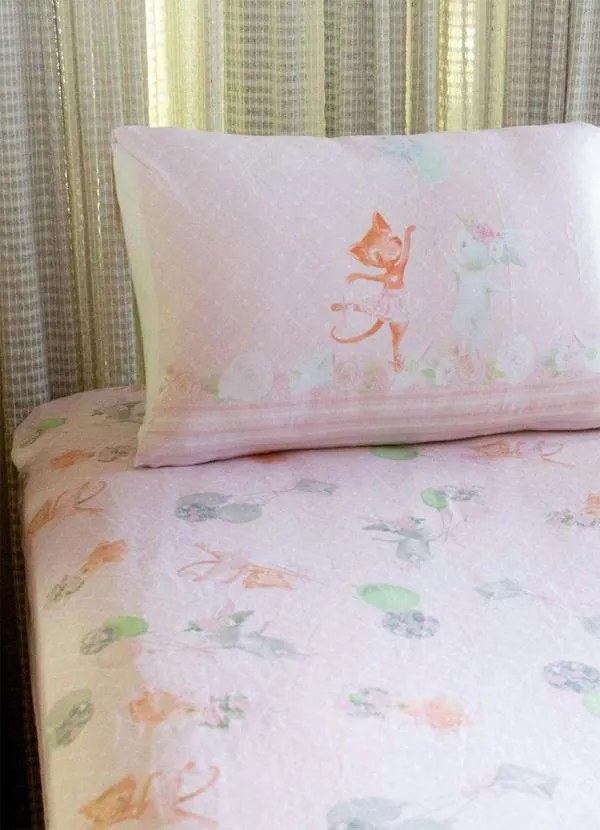 Jogo de Cama Solteiro Doce Vida Rosa