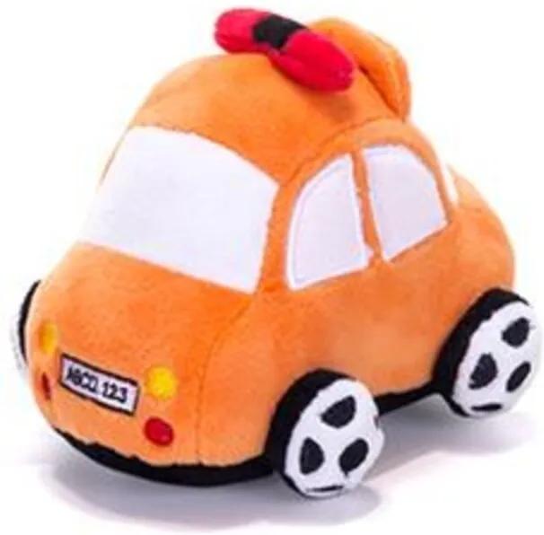 Chocalho de Pelucia Unik Toys Carro Laranja
