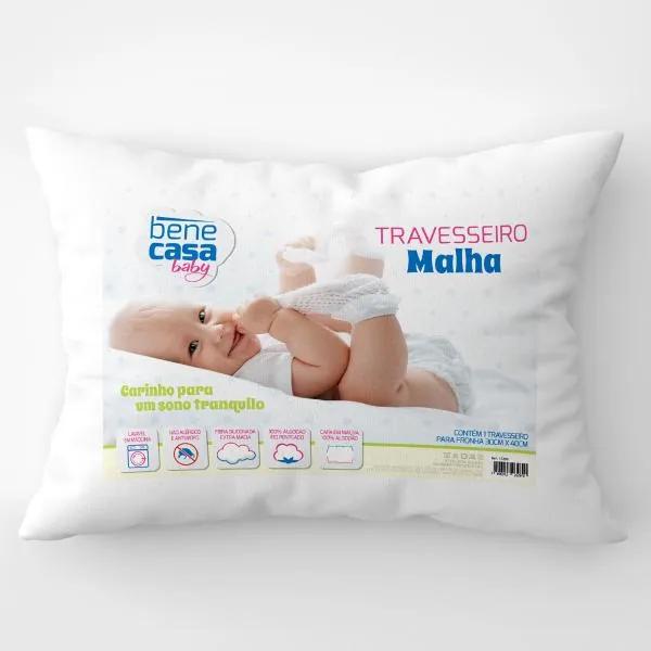 Travesseiro Bebê Antialérgico 30cm x 40cm - Bene Casa