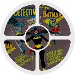 Petisqueira Redonda Batgril Batman Dc Comics - 5 Divisorias