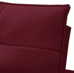 Sofá Retrátil Reclinável 3 Lugares 210cm Damy F05 Veludo Bordô - Mpoze