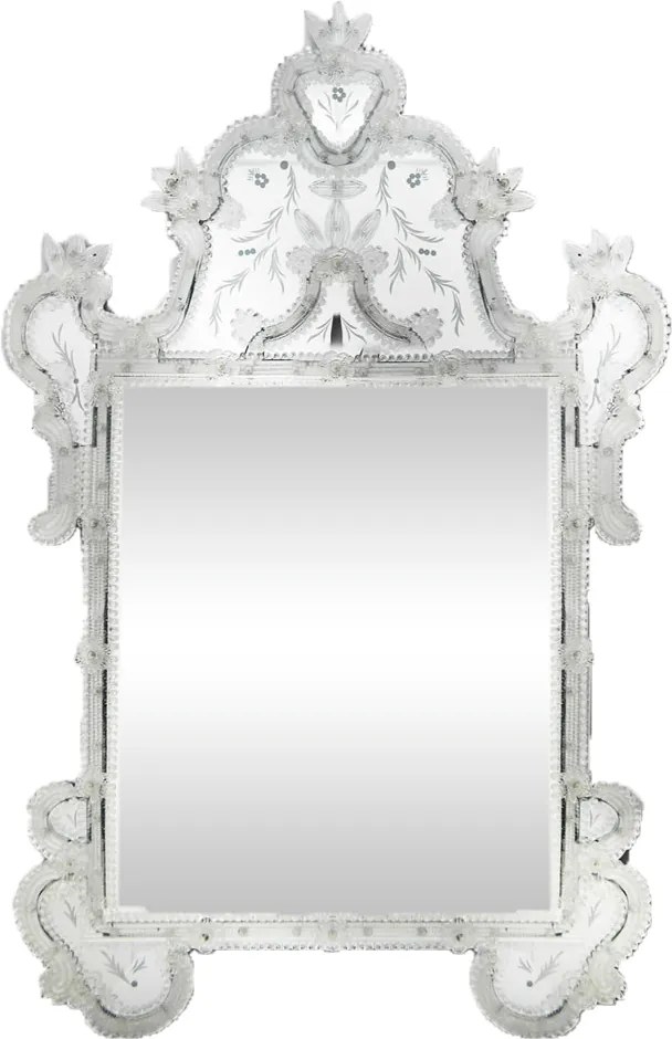 Espelho Veneziano Classico Com Corte Bisotê Palermo - 120X778cm