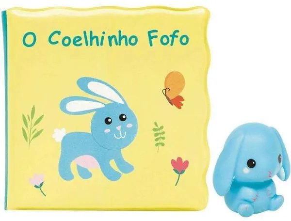 Kit Livrinho de Banho e Coelhinho Buba Grão de Gen