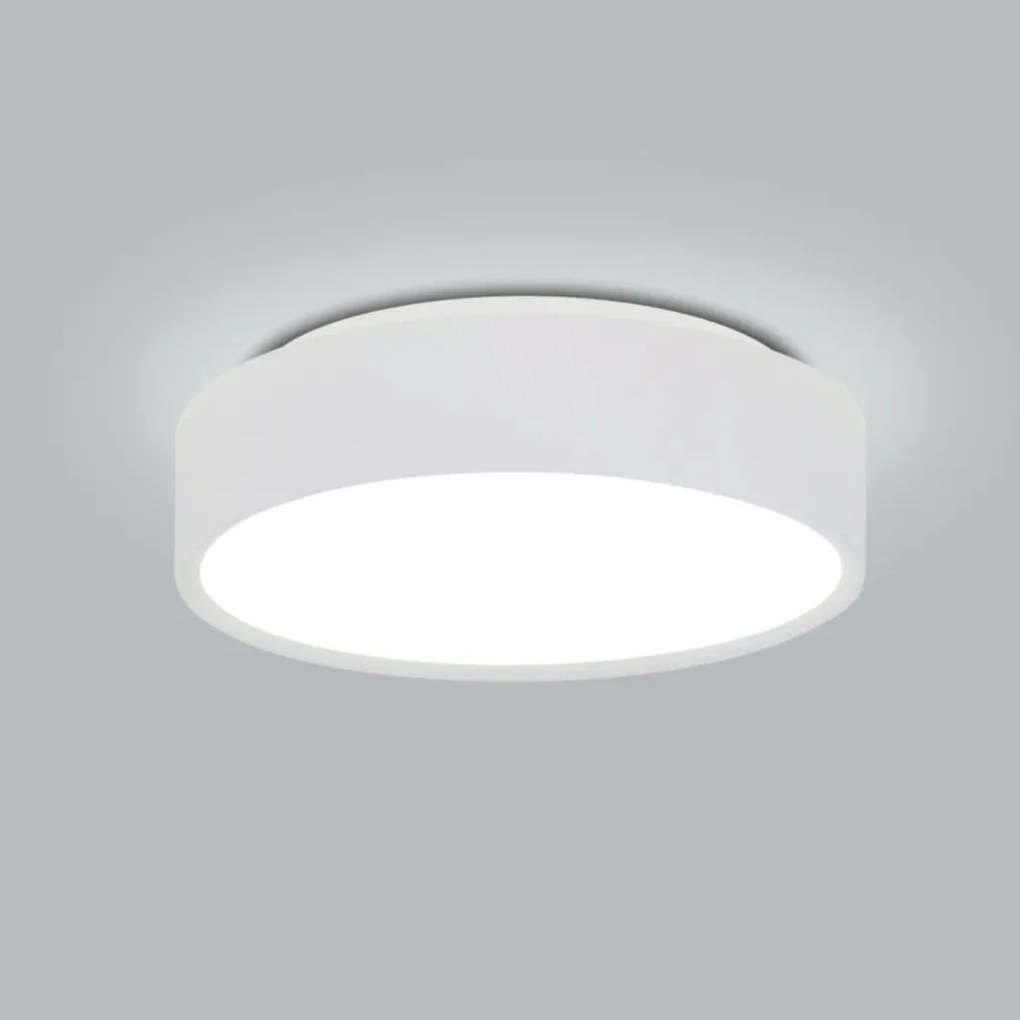 Plafon De Sobrepor Redondo Clear Ø60X11Cm 6Xe27 / Metal E Acrilico | U... (RG-M Rosê Metálico)
