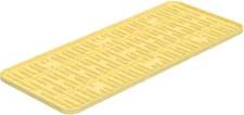 Tapete de Pia Amarelo Single Coza 42,2 x 17,4 x 1 cm - Amarelo Coza