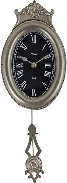 Relógio de Parede com Pêndulo Oval
