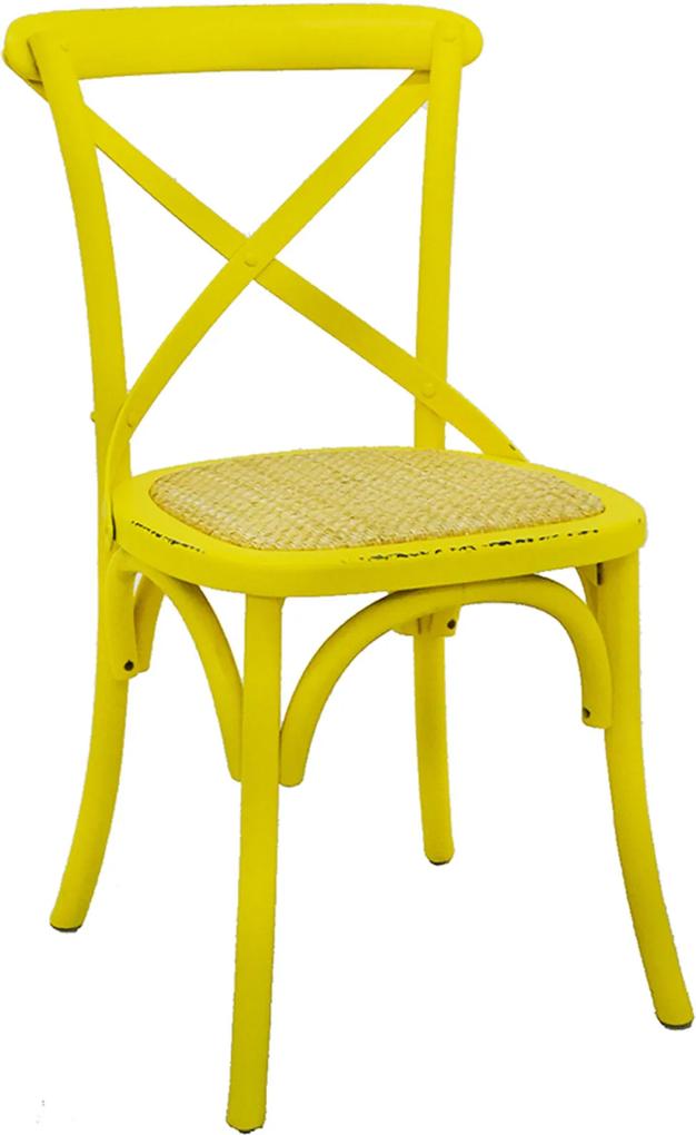 Cadeira Katrina Amarela Rivatti Móveis