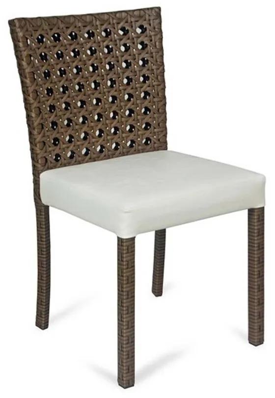 Cadeira Florença Área Externa Fibra Sintética Estrutura Alumínio Eco Friendly Design Scaburi