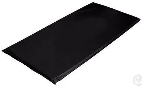Colchonete Gin�Stica / Yoga - 90 X 42 X 2 - D33 - Orthovida (Preto)